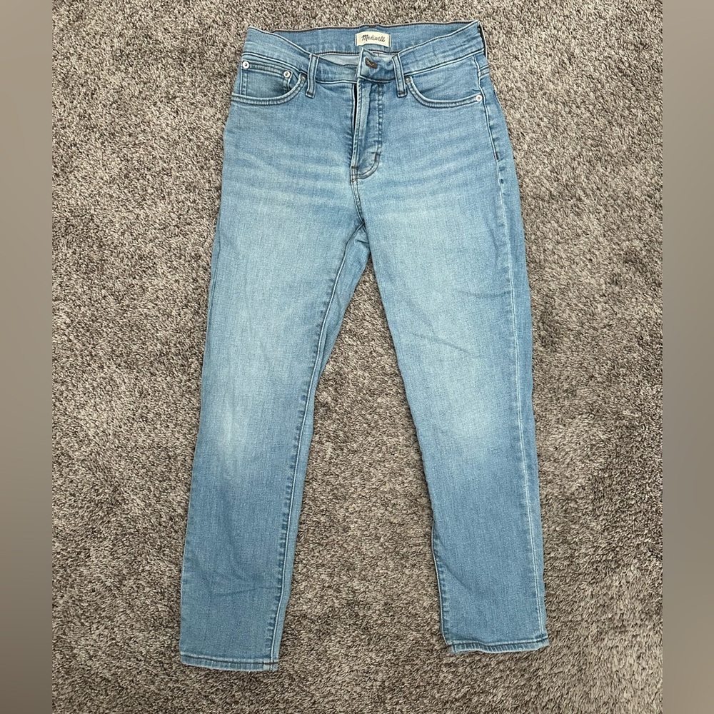 Madewell Light Blue Straight Leg Jeans